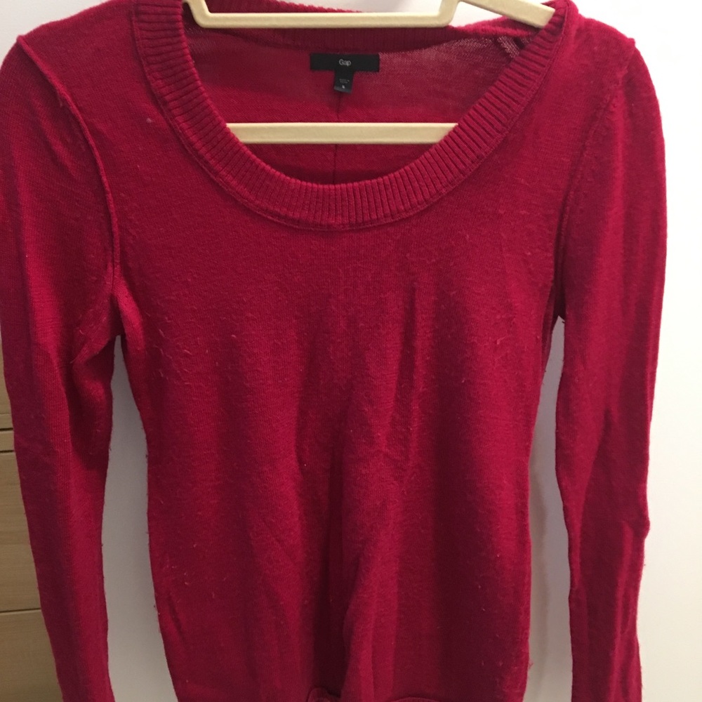 Magenta Gap Sweater